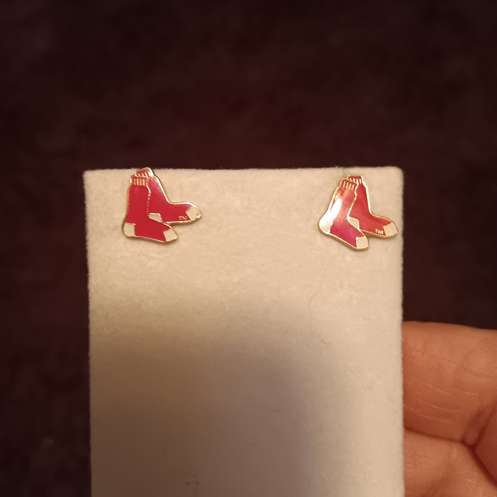 Boston Red Socks Post Earrings
